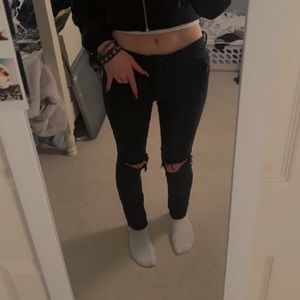 Pacsun black super skinny jeans size xs